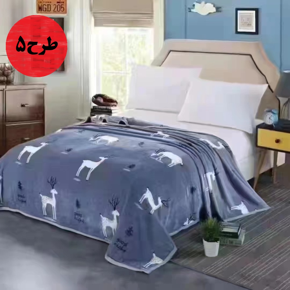 پتو مسافرتی ۲ نفره مخملی وارداتی | سبک، لطیف و با کیفیت عالی