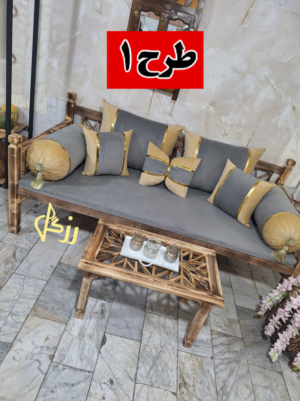 ست ۸ تیکه شاه نشین ، از جنس مخمل کالیفرنیا