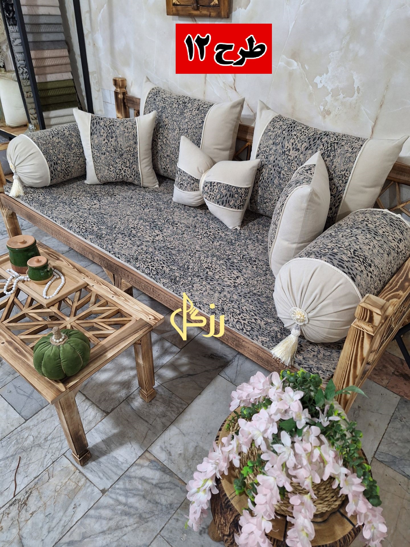 ست ۸ تیکه شاه نشین ، از جنس مخمل کالیفرنیا