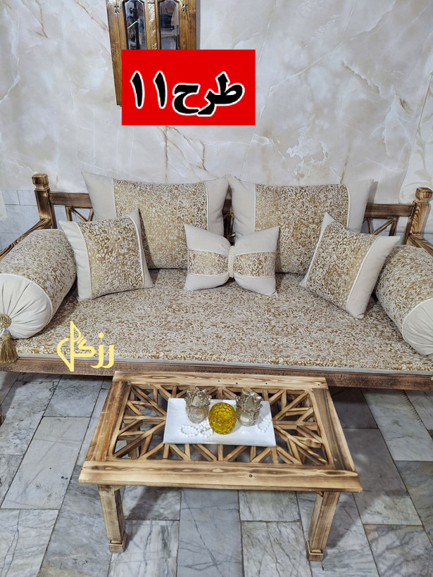 ست ۸ تیکه شاه نشین ، از جنس مخمل کالیفرنیا