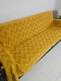شال مبل نخ اکریلیک ترک 3 متری دکوری شیک و لطیف
