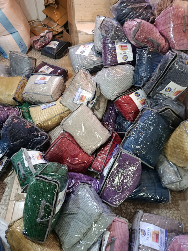 خرید عمده پتو دونفره مسافرتی فایپکو (Faipco) - سبک، نرم و کمجا - پک 10 عددی
