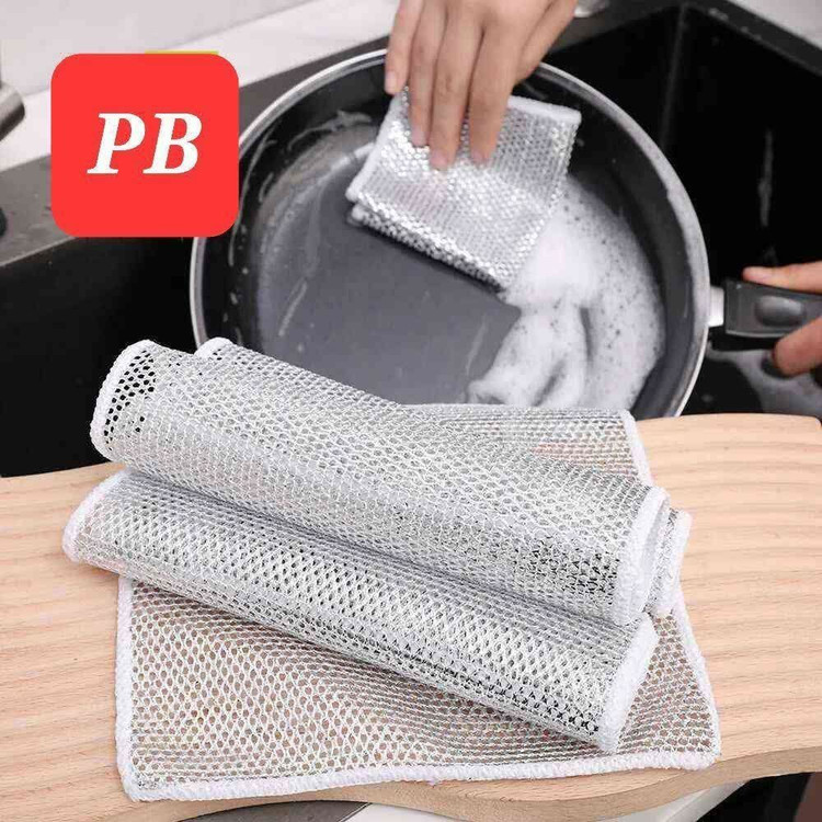 خرید اسکاج توری وارداتی دولایه سایز 20*20 - بسته 5 عددی