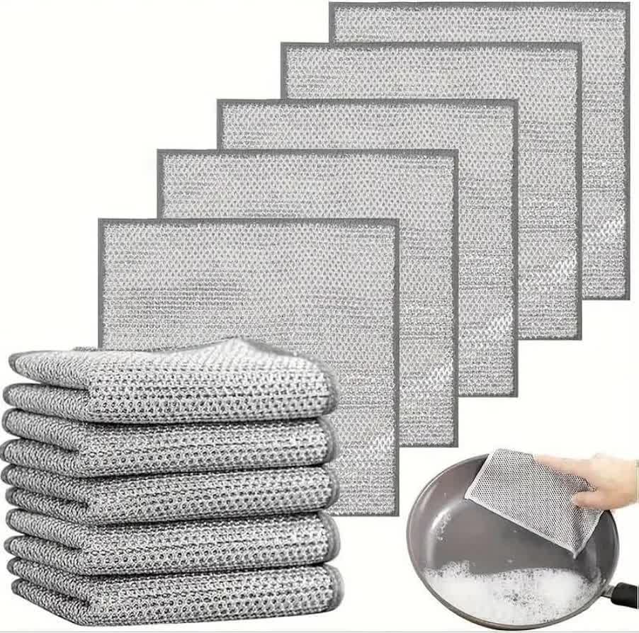 خرید اسکاج توری وارداتی دولایه سایز 20*20 - بسته 5 عددی