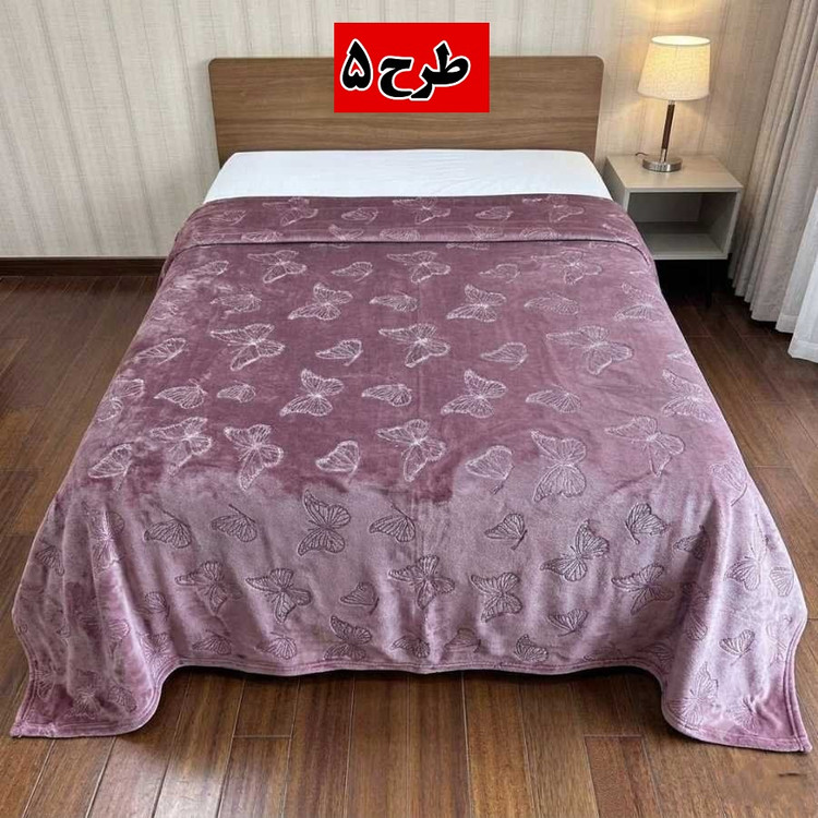 پتو ژله ای پروانه دونفره | پتو نرم و لطیف ۲۰۰×۲۲۰