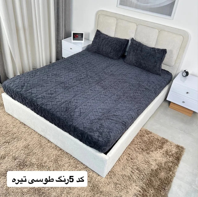 نیم ست دونفره روتختی گیس بافت وارداتی با کیفیت بالا