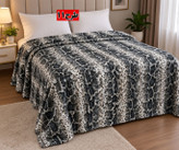 پتو ژلهای وارداتی دو نفره طرح پوستی ابعاد ۲۲۰ در ۲ (مدل سوپر سافت)