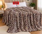خرید عمده پتو ژلهای دو نفره طرح پوستی سوپر سافت | پک 5 عددی |ابعاد ۲۲۰ در ۲